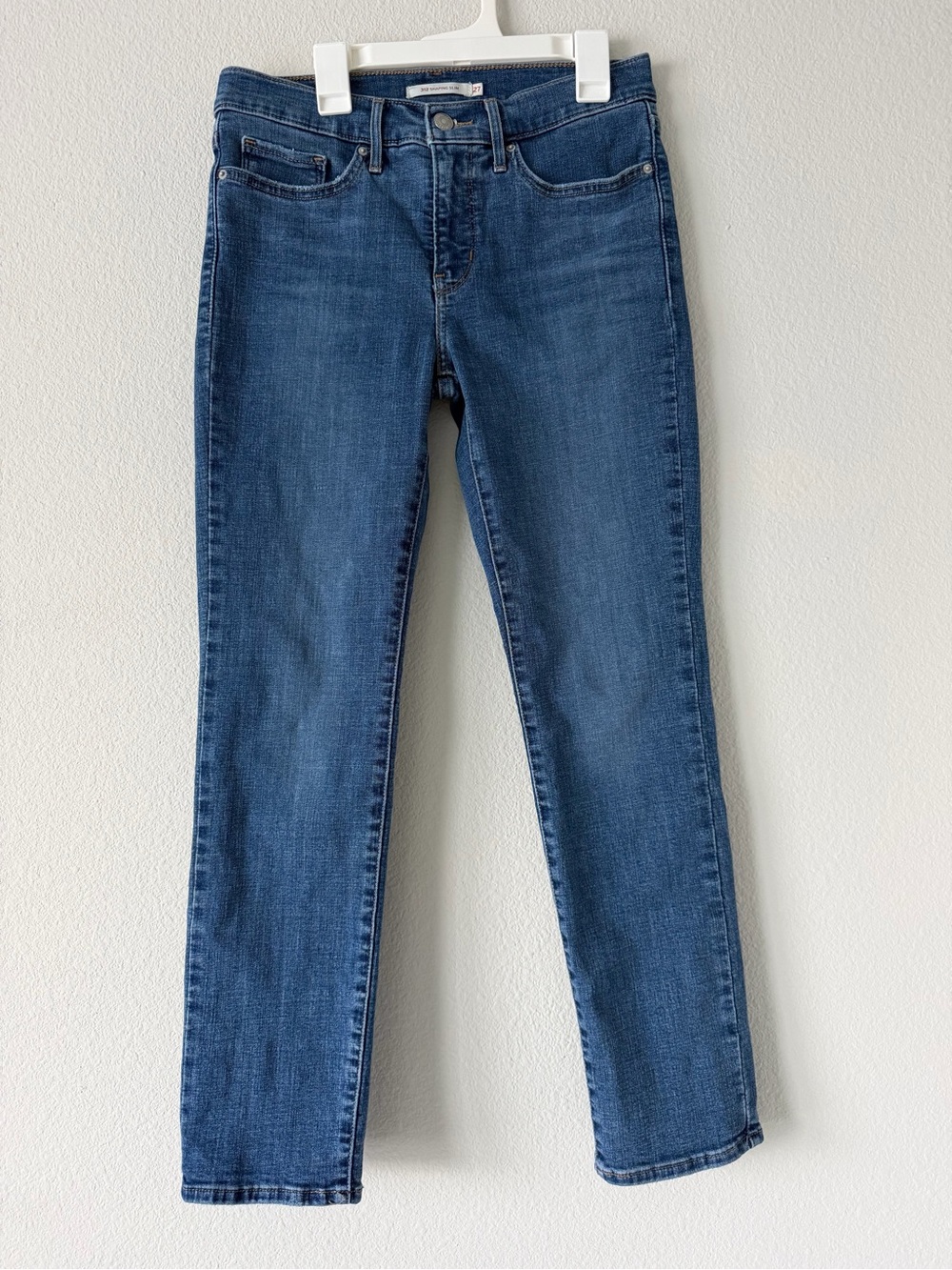 Levi's 312 Sharping Slim Jeans Dark Wash Mid Rise Stretch Size 27